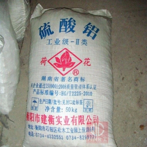 硫酸鋁，Al2(SO4)3